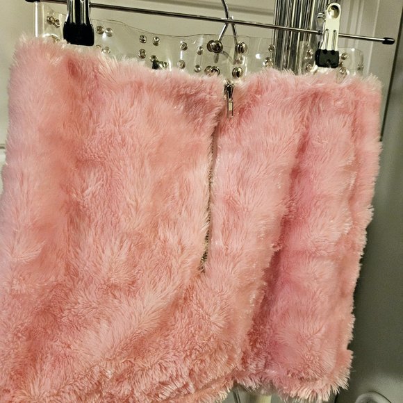 Fluffy Mini Skirt - Picture 2 of 7